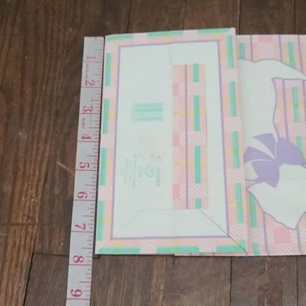 Vintage 80s Pastel Kawaii Scotty Dog Gift Bag